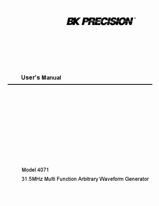 B&K; Portable Generator 4071-page_pdf